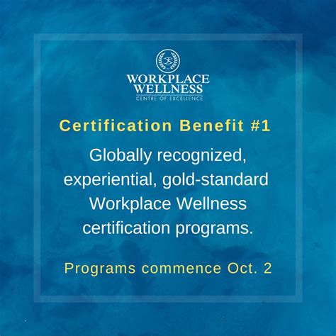 workplace wellness certification programs.